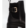 Duffy Short Boots 94-01170 Black w. Gold