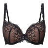 LinLingaDore Daily Lace T-Shirt Bra 1400-1L-Y26 381 Black/Taupe