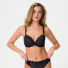 LinLingaDore Daily Lace T-Shirt Bra 1400-1L-Y26 381 Black/Taupe