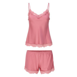 LingaDore Daily Satin Top & Short 1400SET 12 Dusty Rose