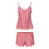 LingaDore Daily Satin Top & Short 1400SET 12 Dusty Rose