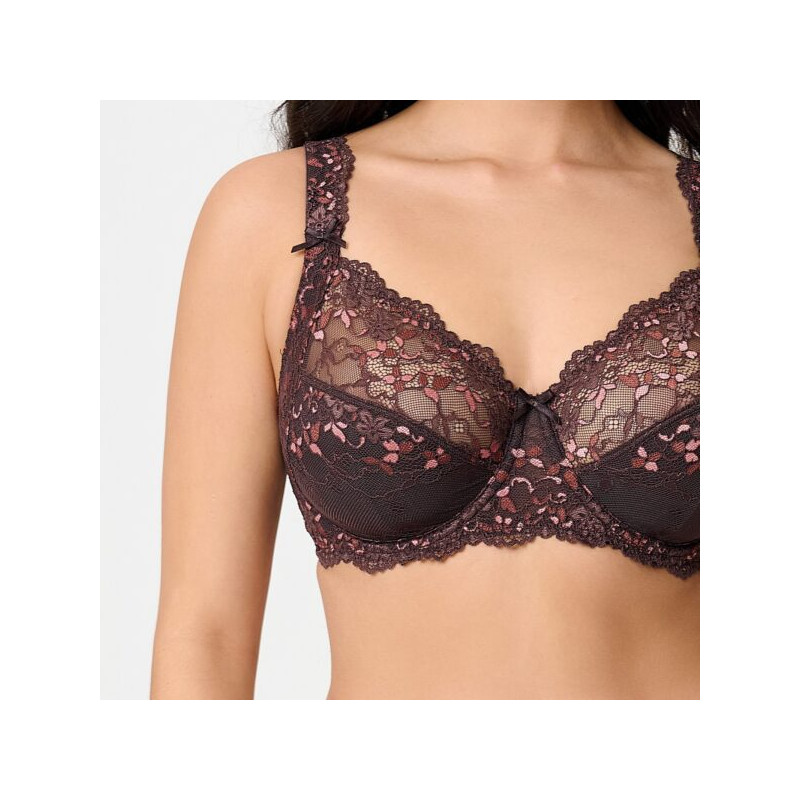 LingaDore Daily Wire Bra 1400-5A-Y26 376 French Roast Multi