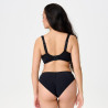 LingaDore Daily Triangle Plunge Bra 1400-6L-Y26 381 Black/Taupe