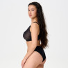 LingaDore Daily Triangle Plunge Bra 1400-6L-Y26 381 Black/Taupe