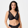 LingaDore Daily Triangle Plunge Bra 1400-6L-Y26 381 Black/Taupe
