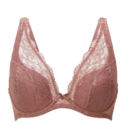 LingaDore Daily Triangle Plunge Bra 1400-6-Y26 373 Cognac