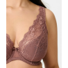 LingaDore Daily Triangle Plunge Bra 1400-6-Y26 373 Cognac