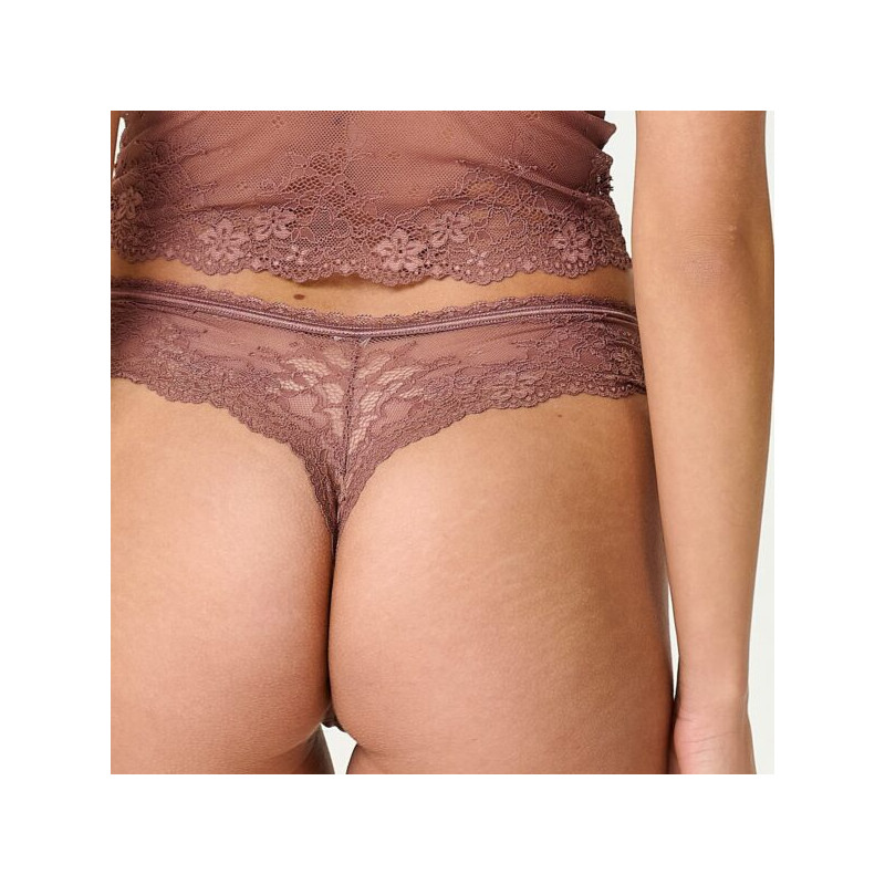 LingaDore Daily Lace String 1400T-Y26 373 Cognac