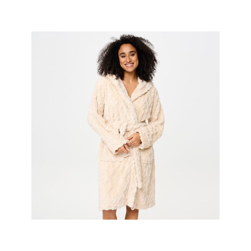 LingaDore Fleece Robe 8603 160 Zand
