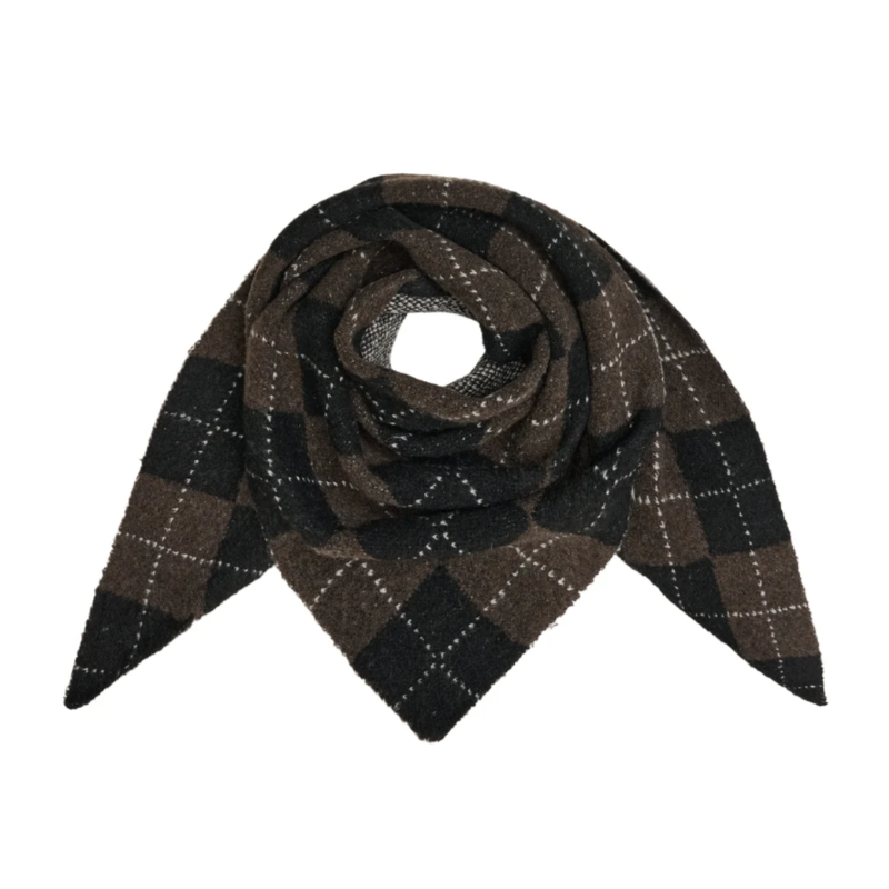 Marta Du Château Gretzel Scarf Black/Coffee