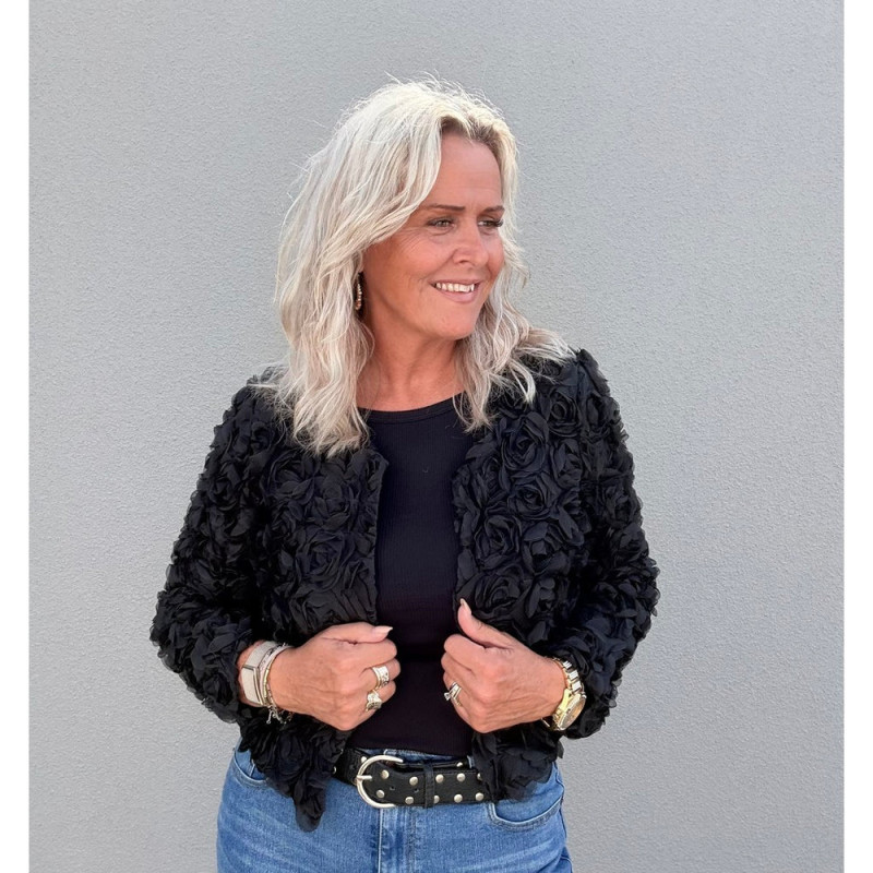 Tim & Simonsen Evana Flower Jacket Black