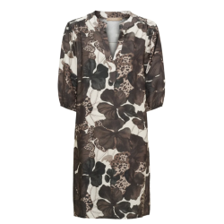 Marta Du Château Goldie Dress 7474 Brown Flower