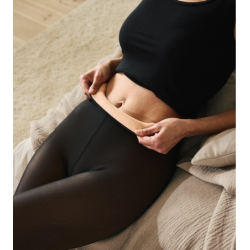 Decoy Fleece Tights 280den 16959 1151 Black w. Bow