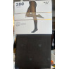 Decoy Fleece Tights 280den 16959 1150 Black w. Hearts