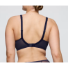 Primadonna Twist Wowgirl Half Padded Plunge Bra 0142604 Evening Blue