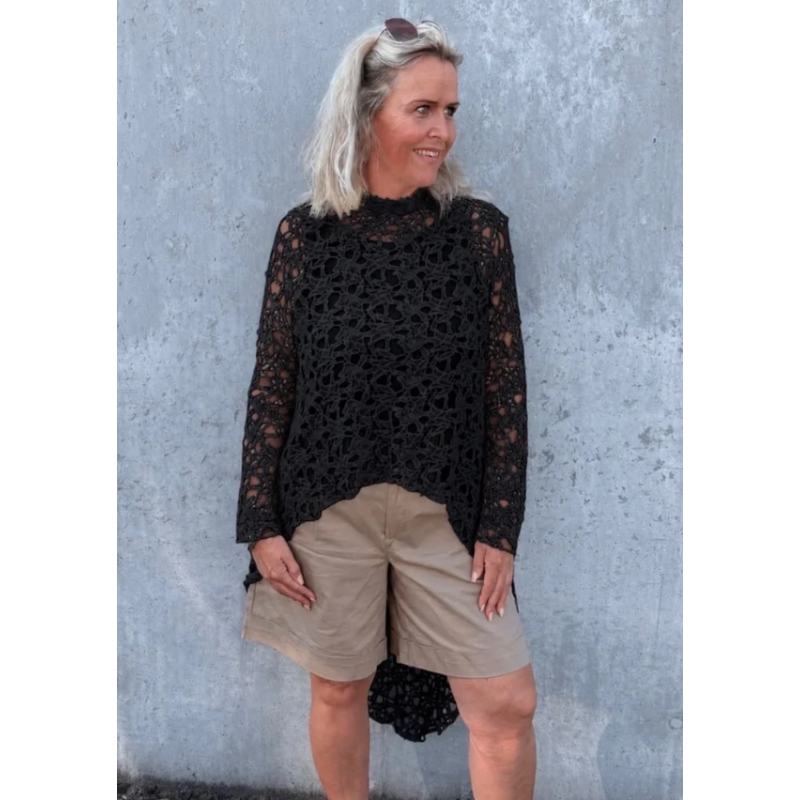 Tim & Simonsen Fresa Lace Tunic Black