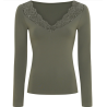 Tim & Simonsen Belen V-Lace LS H5-631 Oliva