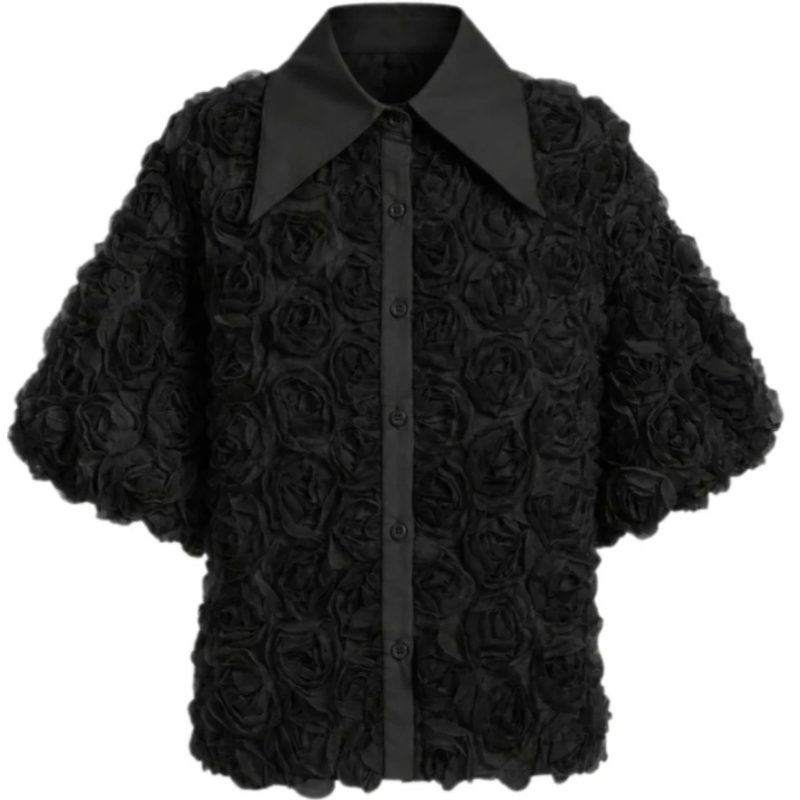 Tim & Simonsen Gwen Flower Shirt TSC150 Black