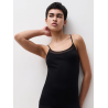 Juliana Chemise Top - 100% Merino-uld FN1580 Black