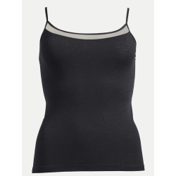 Juliana Chemise Top - 100% Merino-uld FN1580 Black