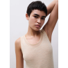 Femilet Juliana Tank Top FN1582 02Y 100% Merino Wool Heather Nude