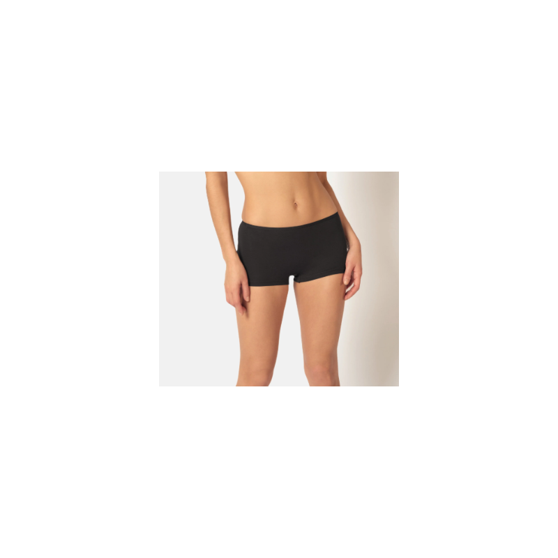 SKINY Boyleg Shorts 2-Pack Cotton Stretch 087081 7665 Black