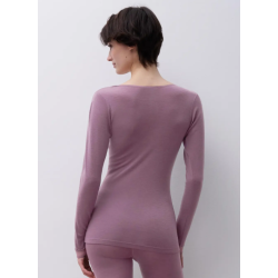 Femilet Juliana Blouse 100% Merino Wool LS FN1584 05C Hyacinth