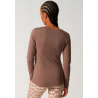 SKINY Night Shirt LS 087592  A126 Deep Taupe