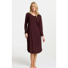 Damella Night Dress LS 69504 157 Chocola