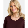 Damella Night Dress LS 69504 157 Chocola