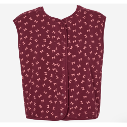 Missya Teddy Waistcoat 14661 076 Windsor Wine