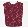 Missya Teddy Waistcoat 14661 076 Windsor Wine