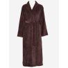 Missya Robe Cornflocker Fleece Long 12968 044 Dark Brown
