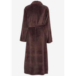 Missya Robe Cornflocker Fleece Long 12968 044 Dark Brown