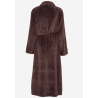 Missya Robe Cornflocker Fleece Long 12968 044 Dark Brown