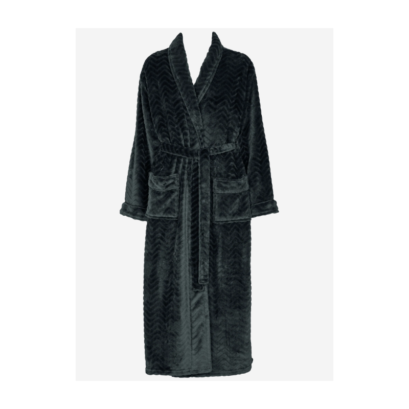 Missya Filipa Fleece Robe Long 13401 077 Blueberry Blue
