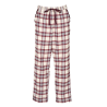 Missya Check Flannel Night Pants 14848 076 Windsor Wine