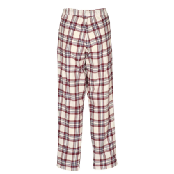 Missya Check Flannel Night Pants 14848 076 Windsor Wine