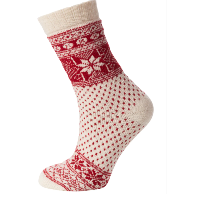 trofe´ Wool Sock 03461 1044 Offwhite/Red