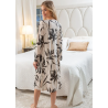 trofe´ Night Dress LS 66210 Graphic Sand/Black
