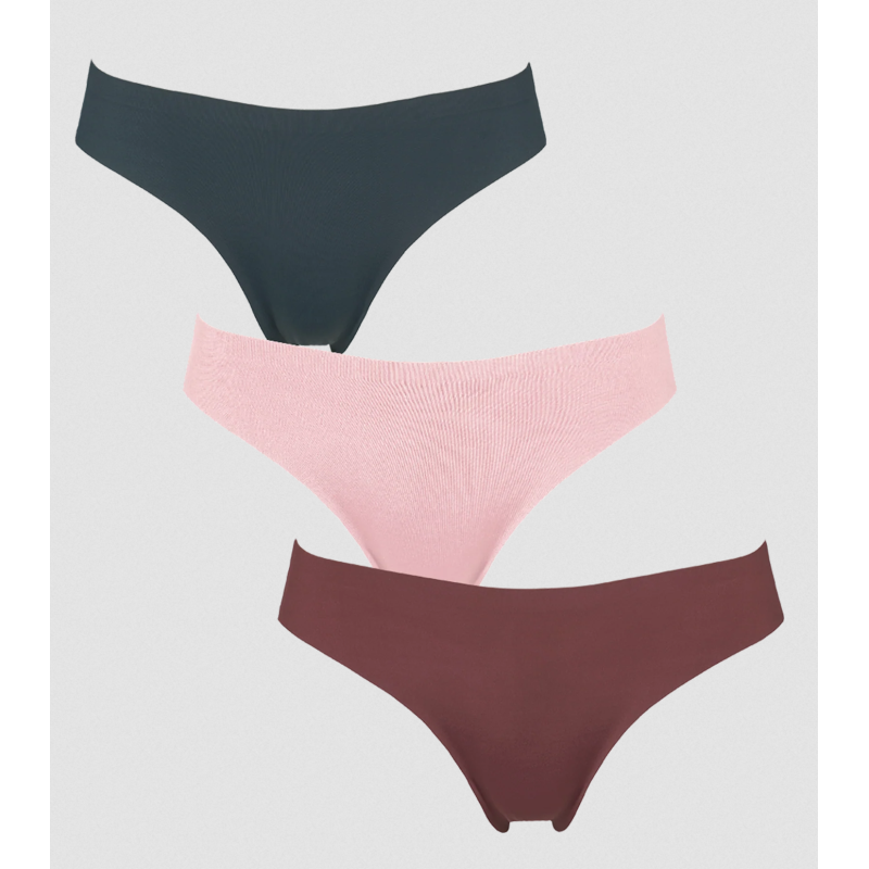Missya Seamless String 3-Pack 13524 152 Brown