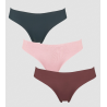 Missya Seamless String 3-Pack 13524 152 Brown