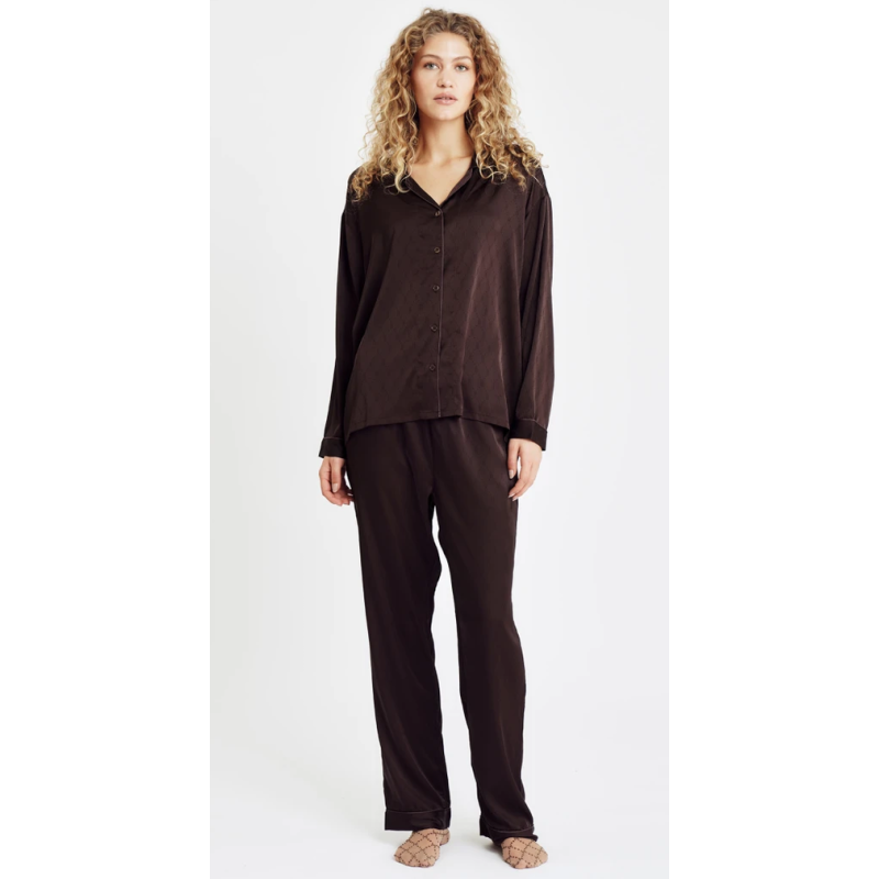 HYPEtheDETAIL Satin Pyjamas Brown