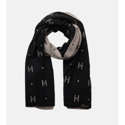 HYPEtheDETAIL LOGO Scarf 3-955-83-9 Black