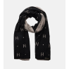 HYPEtheDETAIL LOGO Scarf 3-955-83-9 Black