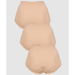 Missya Cotton Seamless Maxi 3-Pack 13563 008 Nude