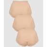 Missya Cotton Seamless Maxi 3-Pack 13563 008 Nude