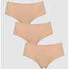 Missya Seamless Tai 3-Pack Cotton 13531 008 Nude
