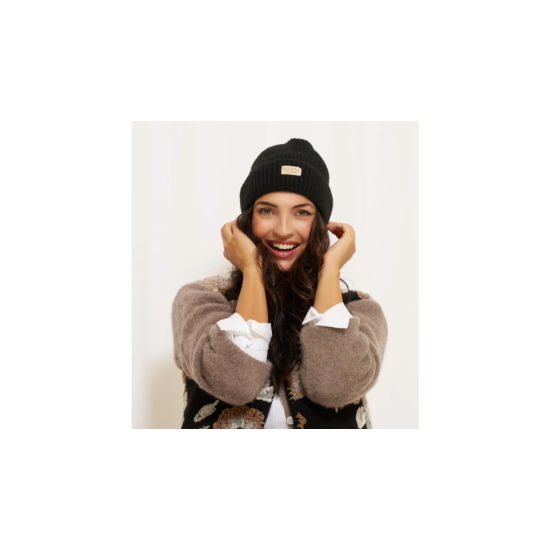 Marta Du Château Delie Beanie Rib Hat Black
