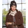 Marta Du Château Delie Beanie Rib Hat Brown